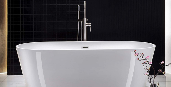 Woodbridge Freestanding Acrylic, B 0006 54 X 29 Freestanding Soaking Bathtub