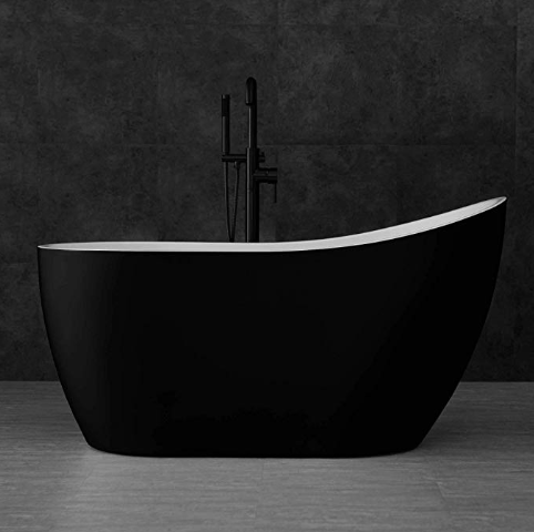 Studio® S 68 x 34-Inch Freestanding Bathtub Center Drain With Integrated  Overflow